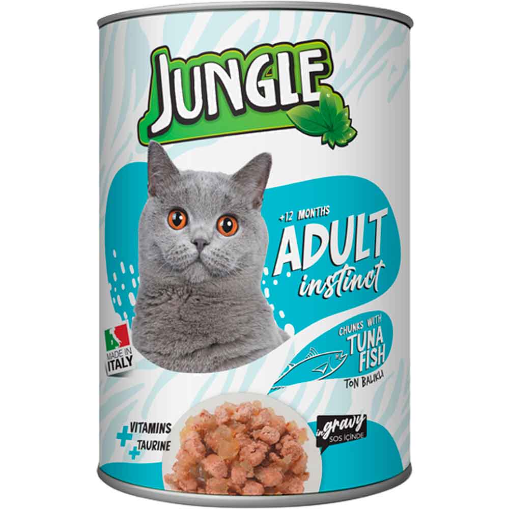 Jungle Kedi Konservesi Ton Balıklı 415 GR